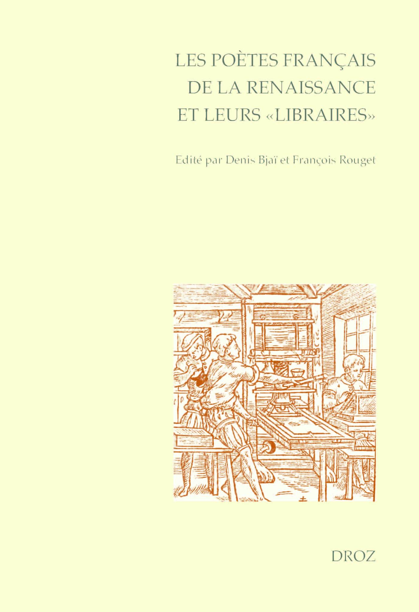 ebook cover of Les Poètes français de la Renaissance et leurs "libraires", by
