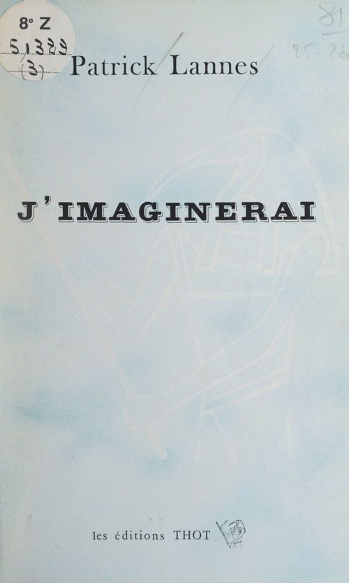 Couverture ebook de J'imaginerai, de Patrick Lannes