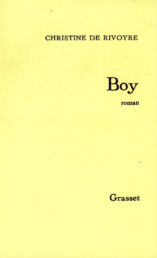 ebook cover of Boy, by Christine de Rivoyre