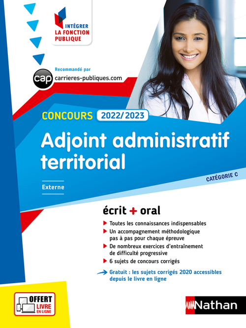 ebook cover of Concours adjoint administratif territorial - EPUB, by Collectif
