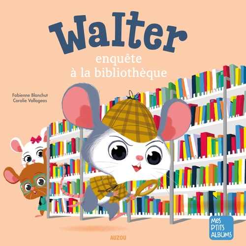 Couverture audiobook de Walter enquête à la bibliothèque, de Fabienne Blanchut