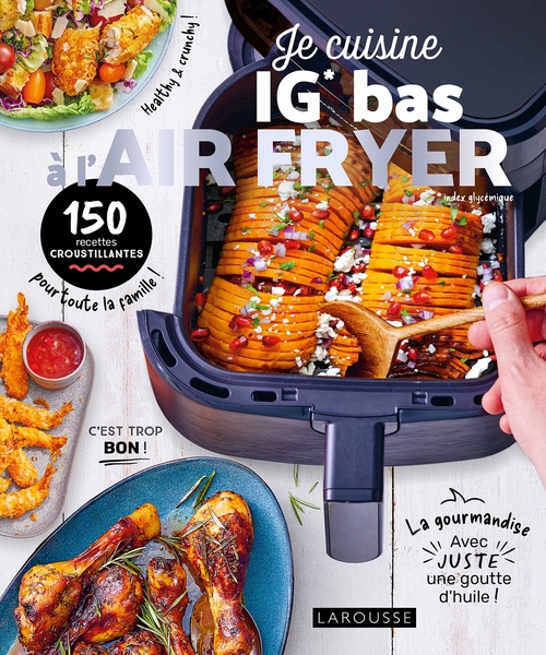 ebook cover of Je cuisine IG BAS à l'air fryer, by Marie-Élodie Pape