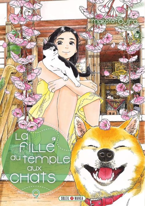 Couverture ebook de La Fille du Temple aux Chats T09, de Makoto Ojiro