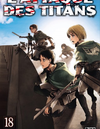 ebook cover of L'Attaque des Titans T18, by Hajime Isayama