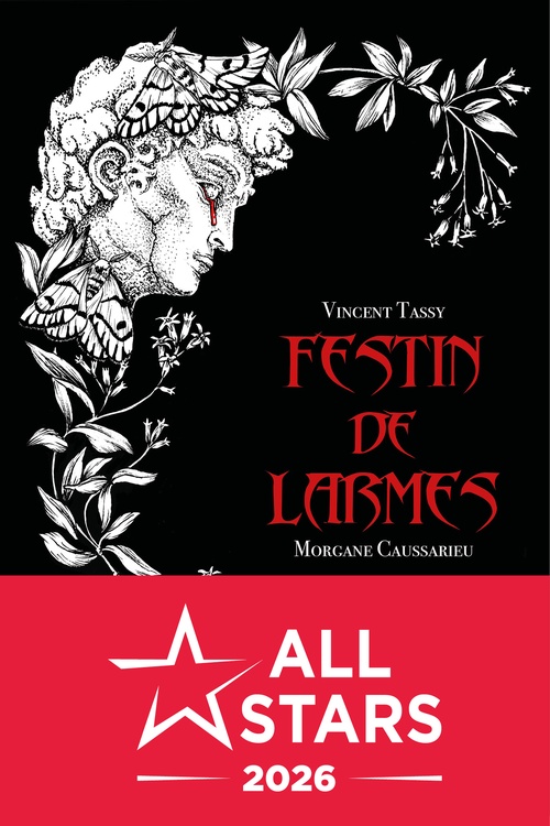 Couverture ebook de Festin de Larmes, de Morgane Caussarieu, Vincent Tassy