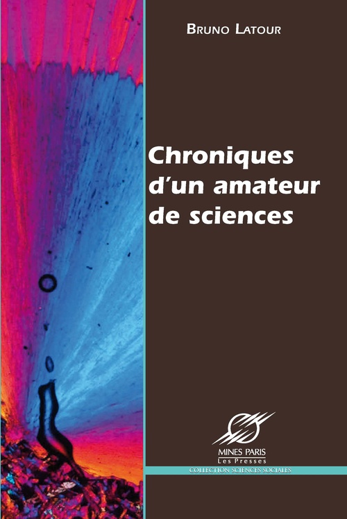 Couverture ebook de Chroniques d´un amateur de sciences, de Bruno Latour