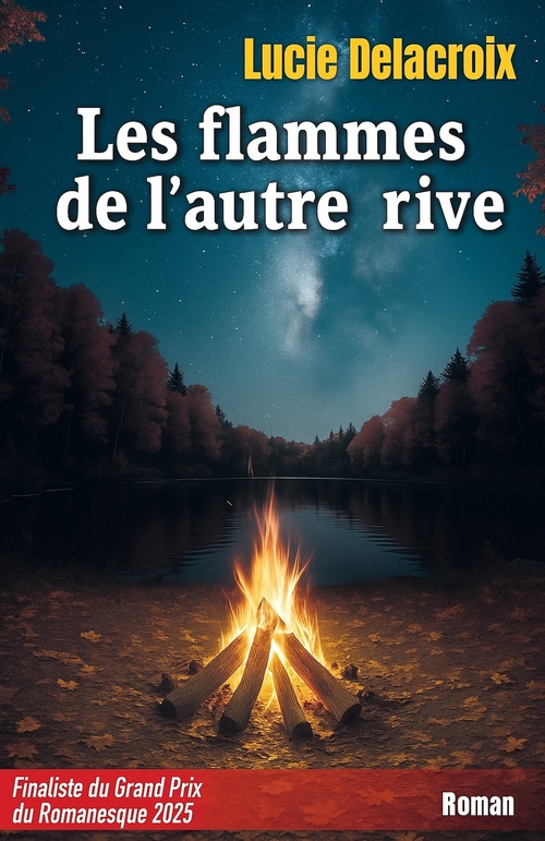 Couverture ebook de Les Flammes de l'autre rive, de Lucie Delacroix