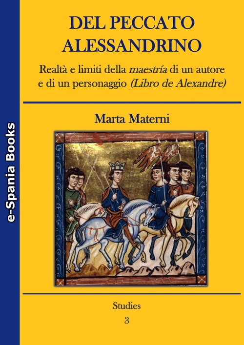 ebook cover of Del peccato alessandrino, by Marta Materni