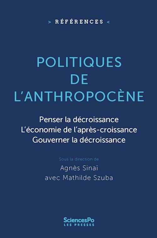 ebook cover of Politiques de l'Anthropocène, by Agnès SINAI