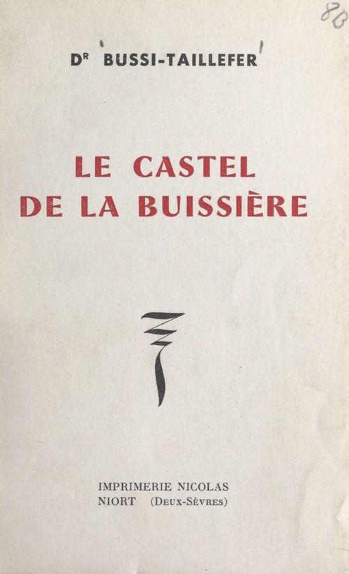 Couverture ebook de Le castel de la Buissière, de Bussi-Taillefer