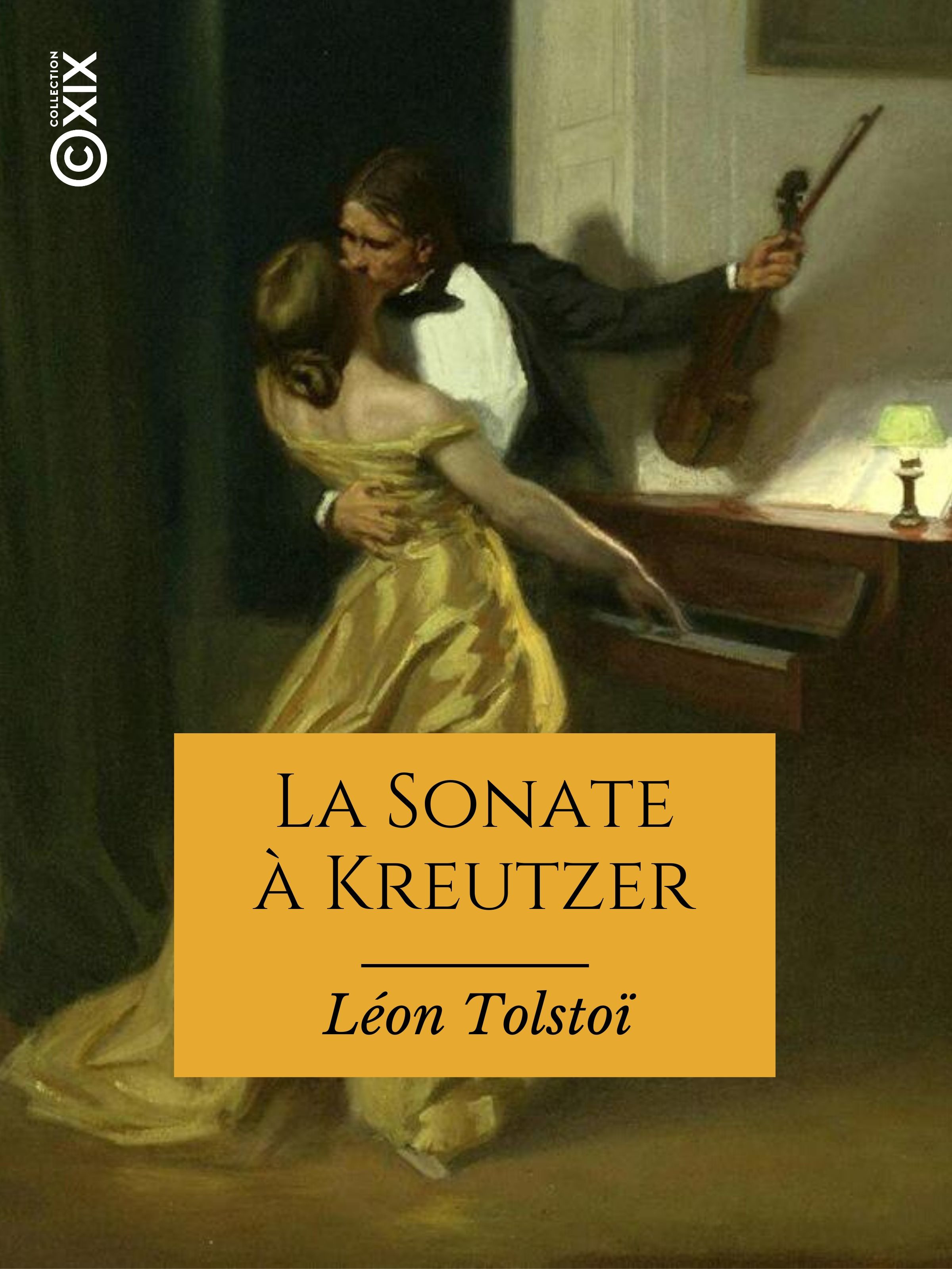 Couverture ebook de Sonate à Kreutzer, de Leon Tolstoi