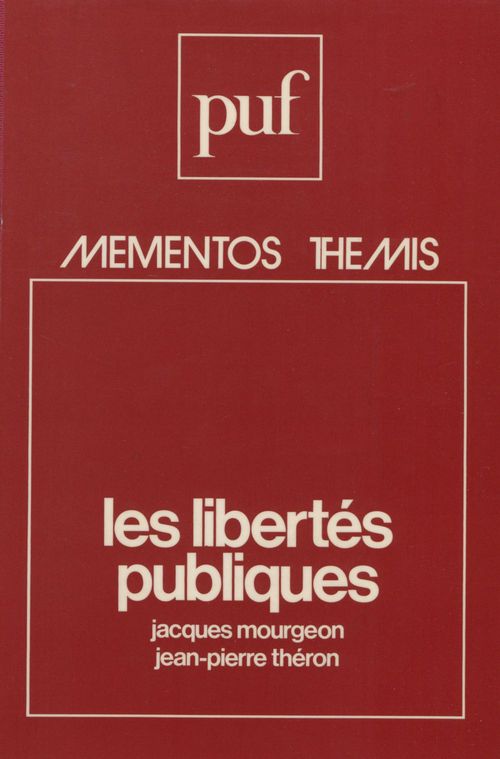 ebook cover of Les Libertés publiques, by