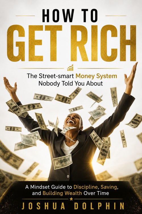 Couverture ebook de How to Get Rich: The Street-smart Money System Nobody Told You About, de Joshua Dolphin