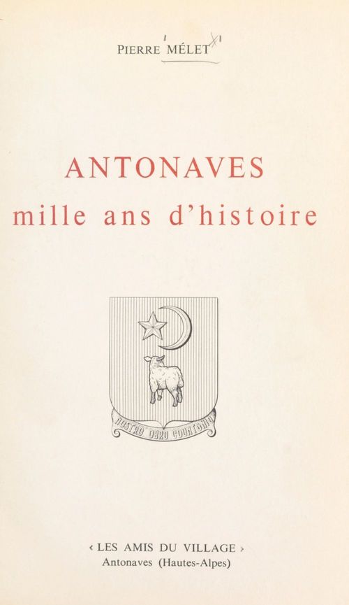 ebook cover of Antonaves, by Pierre Melet