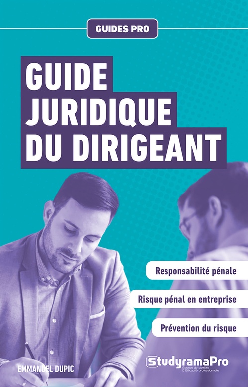 Couverture ebook de Guide juridique du dirigeant, de Emmanuel Dupic