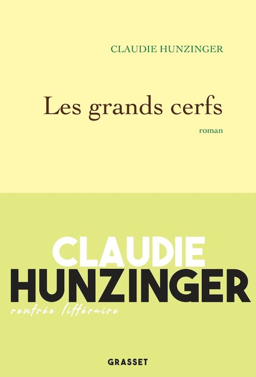 ebook cover of Les grands cerfs, by Claudie Hunzinger