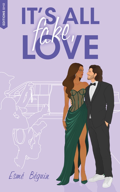 Couverture ebook de It's all fake, Love, de Esmé Béguin