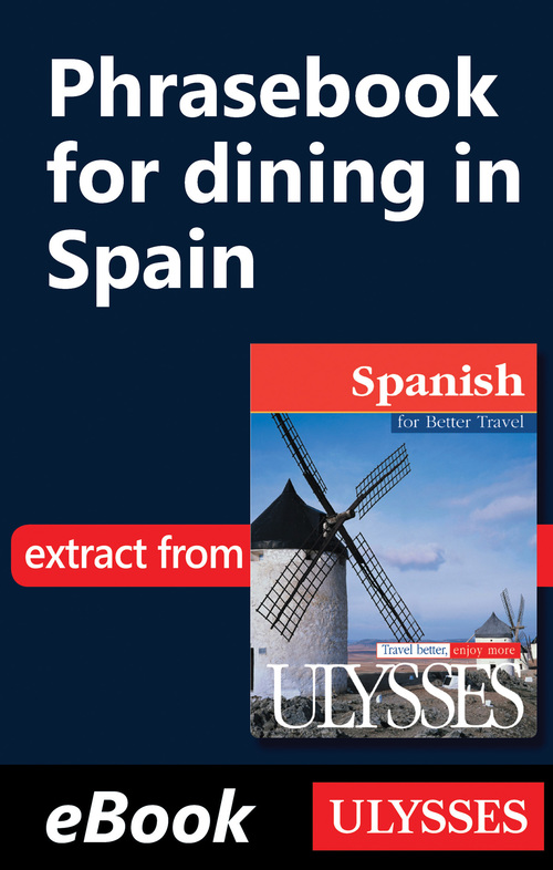 ebook cover of Phrasebook for dining in Spain, by Collectif