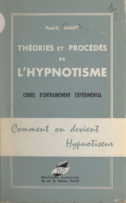 Couverture ebook de Comment on devient hypnotiseur, de Paul-Clement Jagot