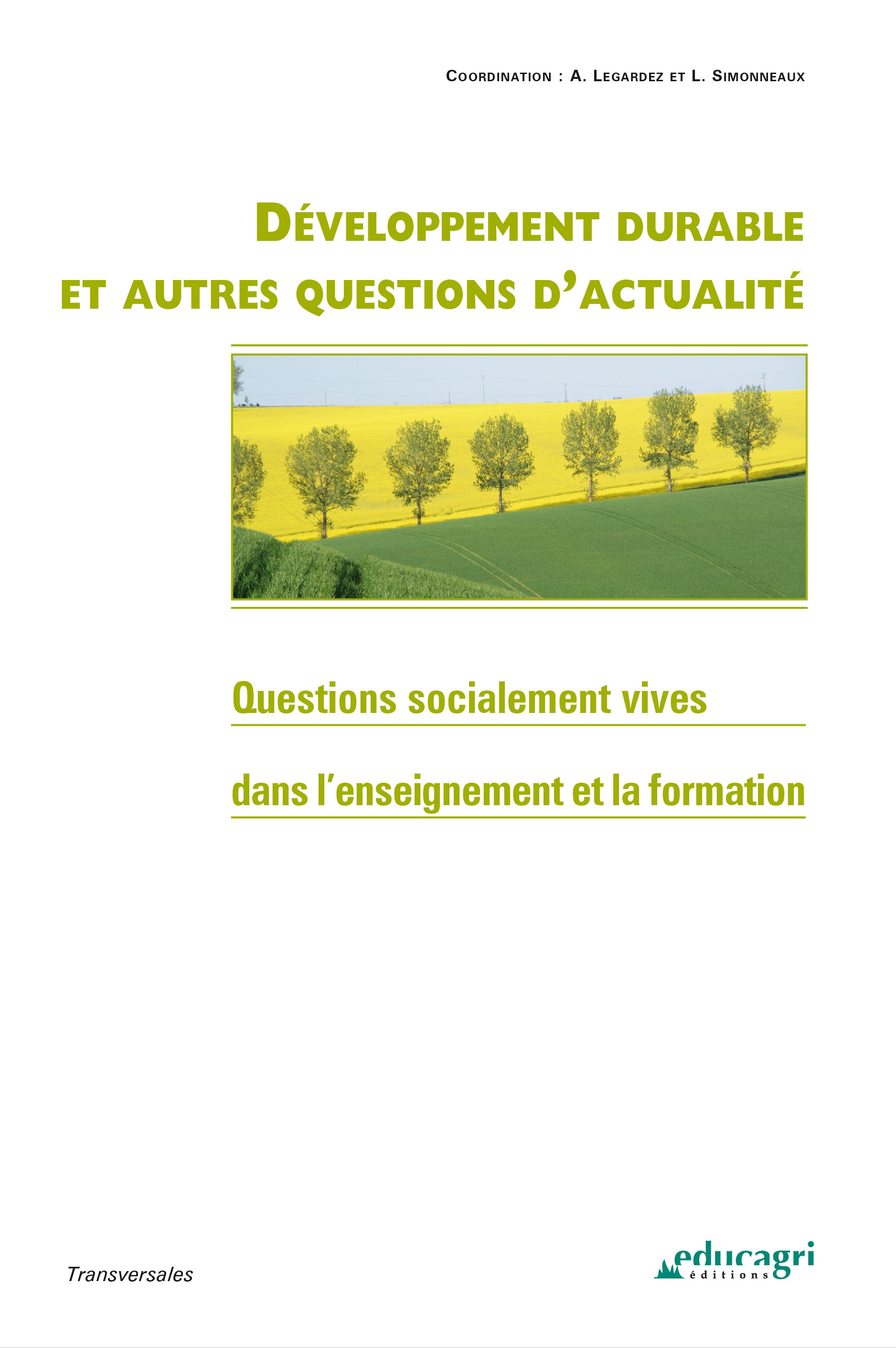 ebook cover of Développement durable et autres questions d'actualité (ePub), by Alain Legardez, Laurence Simonneaux