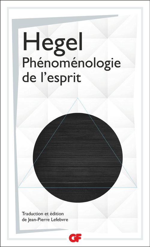 ebook cover of Phénoménologie de l'esprit, by Georg Wilhelm Friedrich Hegel