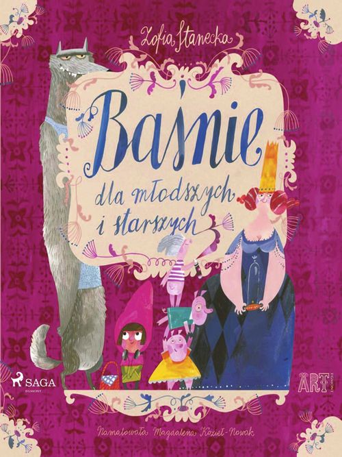 Couverture ebook de Ba´snie dla mlodszych i starszych: Kopciuszek, de Zofia Stanecka