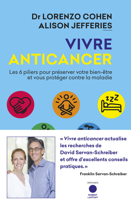 Couverture ebook de Vivre anticancer, de Lorenzo Cohen, Alison Jefferies