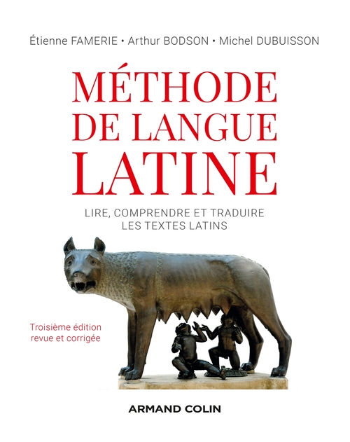 Couverture ebook de Méthode de langue latine - 3e éd., de Etienne Famerie