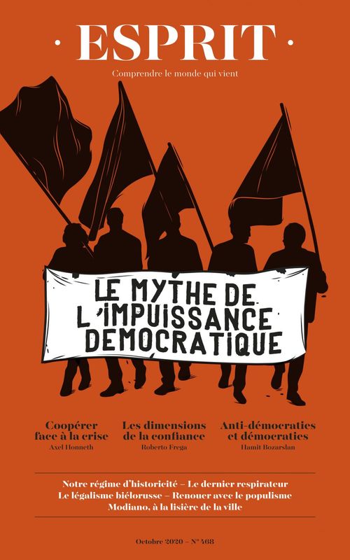 Couverture ebook de Esprit - Le mythe de l'impuissance démocratique, de Esprit