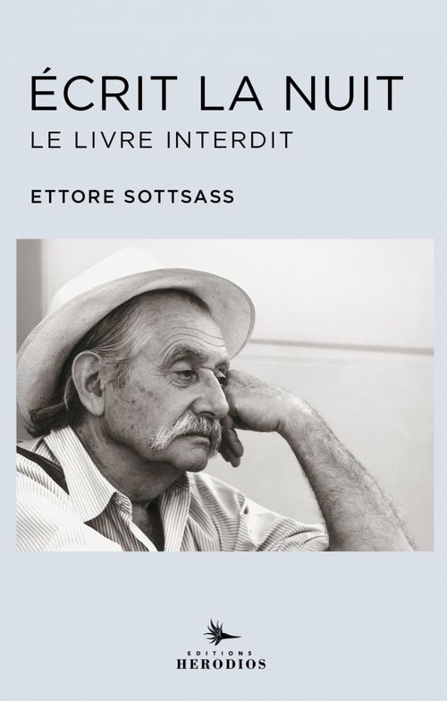 ebook cover of Ecrit la nuit, by Ettore Sottsass