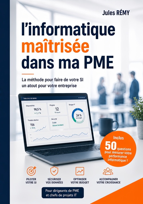 ebook cover of L'informatique maîtrisée dans ma PME, by Jules Rémy