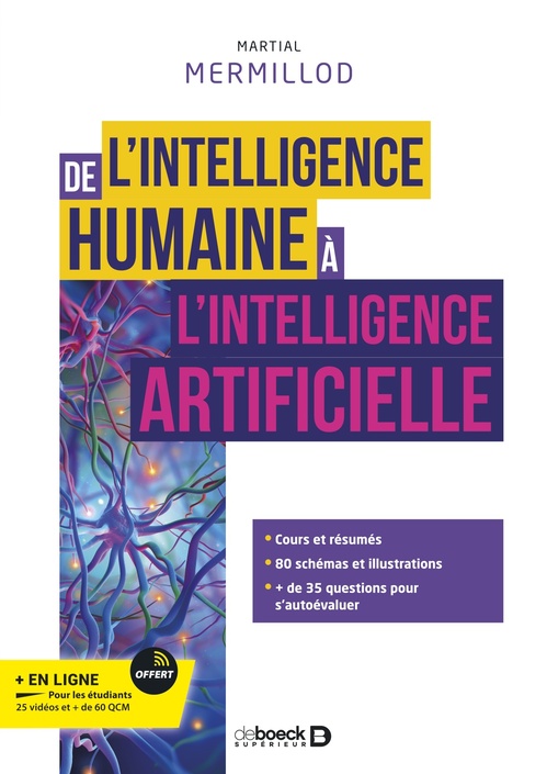 ebook cover of De l'intelligence humaine à l'intelligence artificielle, by Martial Mermillod