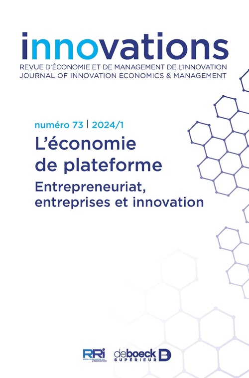 Couverture ebook de Innovations n° 73, de Collectif