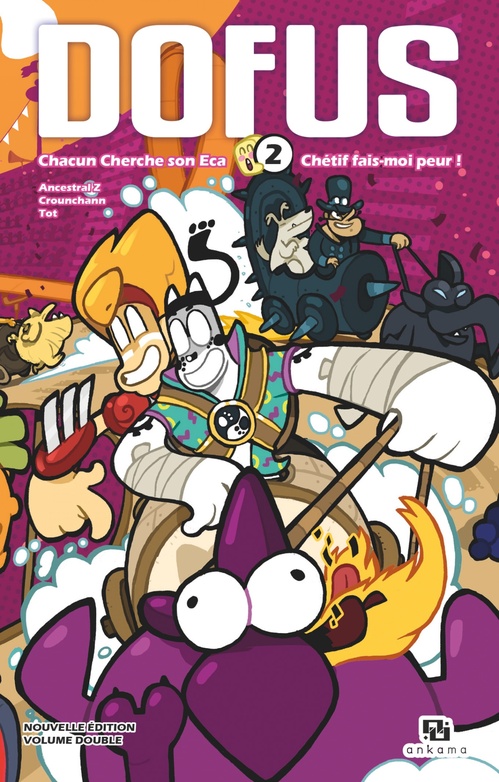 ebook cover of Dofus Manga - édition double - Tome 2, by Crounchann, Tot, Ancestral Z