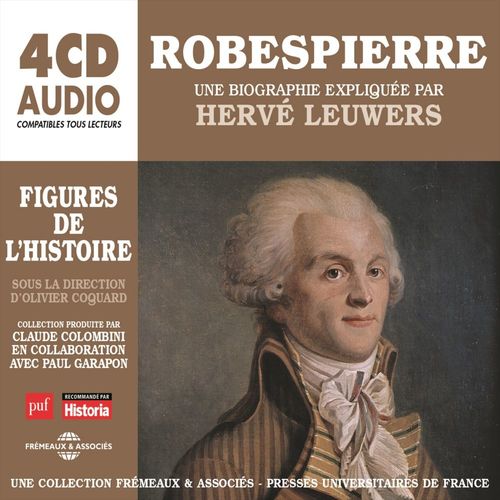 audiobook cover of Maximilien Robespierre, by Hervé Leuwers
