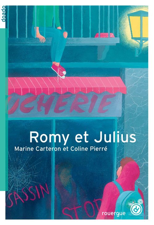 Couverture ebook de Romy et Julius, de Marine Carteron, Coline Pierré