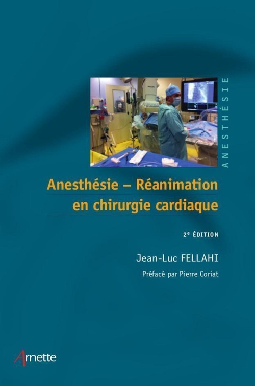 ebook cover of Anesthésie-réanimation en chirurgie cardiaque (2e édition), by Jean-Luc Fellahi