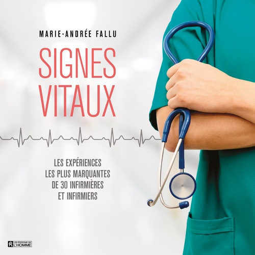 Couverture audiobook de Signes vitaux, de Marie-Andrée Fallu