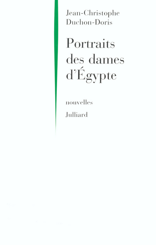 Couverture ebook de Portraits des dames d'Egypte, de Jean-Christophe Duchon-Doris