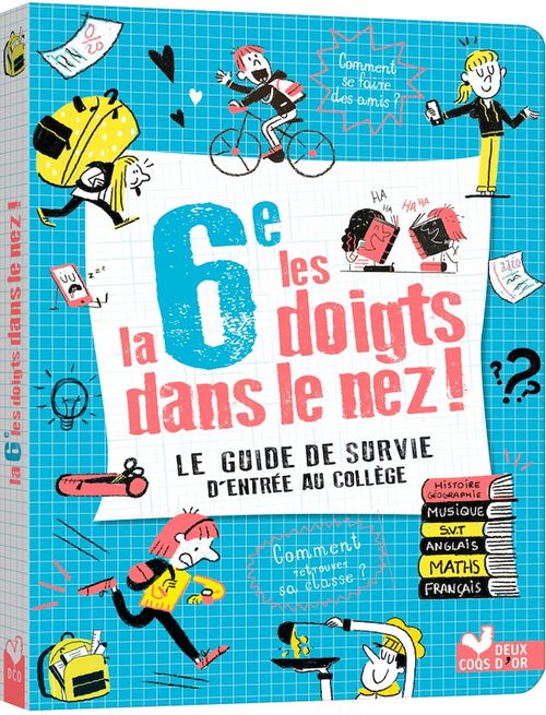 Couverture ebook de La 6e les doigts dans le nez, de Eric Mathivet