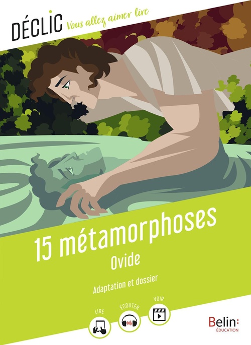 ebook cover of 15 Metamorphoses (Version adaptée), by Florence Cognard, Ovide