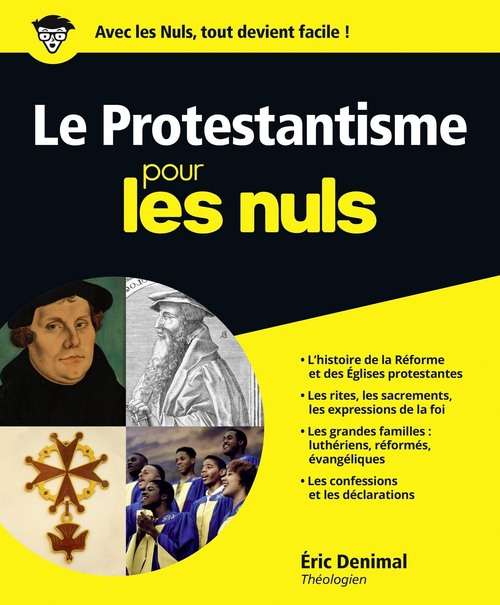 Couverture ebook de Le protestantisme pour les nuls, de Eric Denimal
