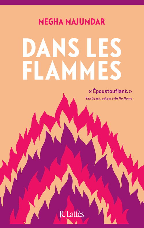 Couverture ebook de Dans les flammes, de Megha Majumdar