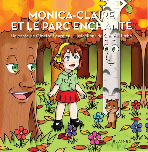 Couverture ebook de Monica-Claire et le parc enchanté, de Ginette Fournier