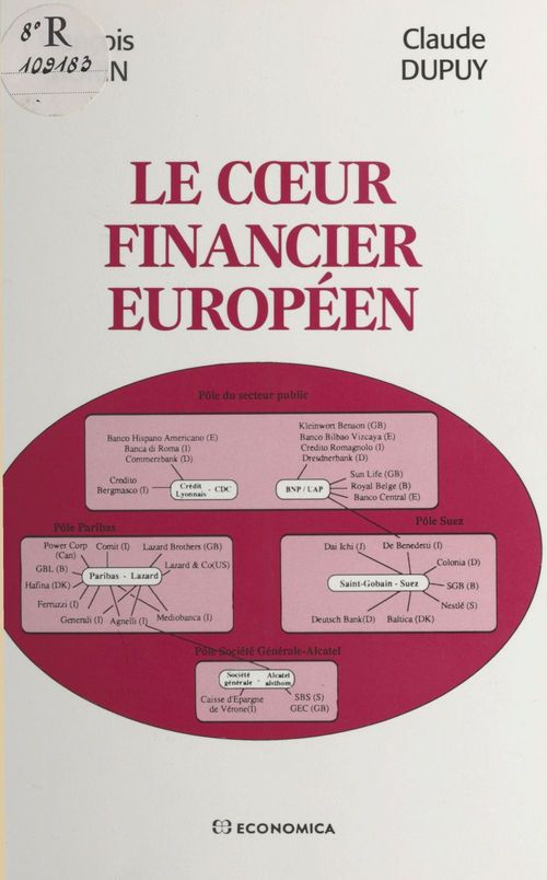 ebook cover of Le coeur financier européen, by Dupuy/Morin