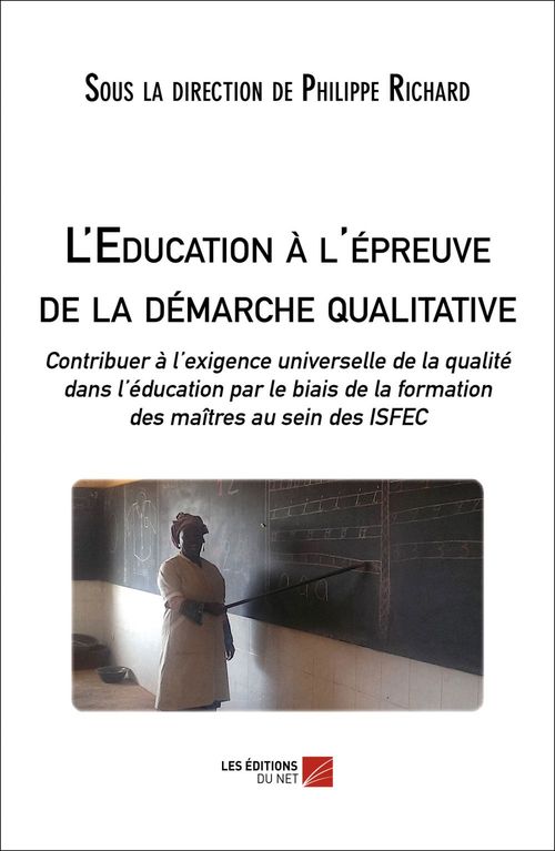 ebook cover of L'Education à l'épreuve de la démarche qualitative, by Collectif