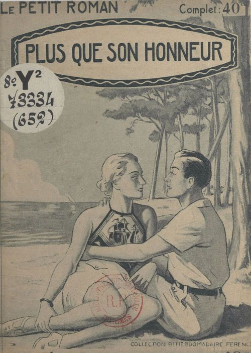 Couverture ebook de Plus que son honneur, de Henry Dantrain