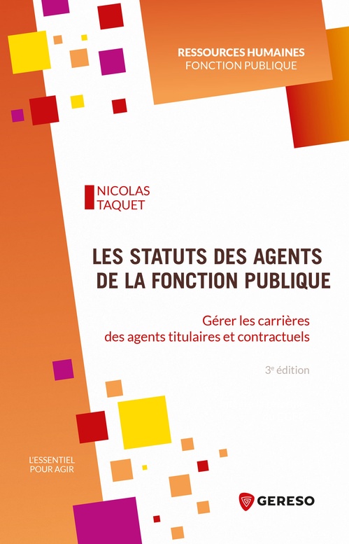 Couverture ebook de Les statuts des agents de la fonction publique, de Nicolas Taquet