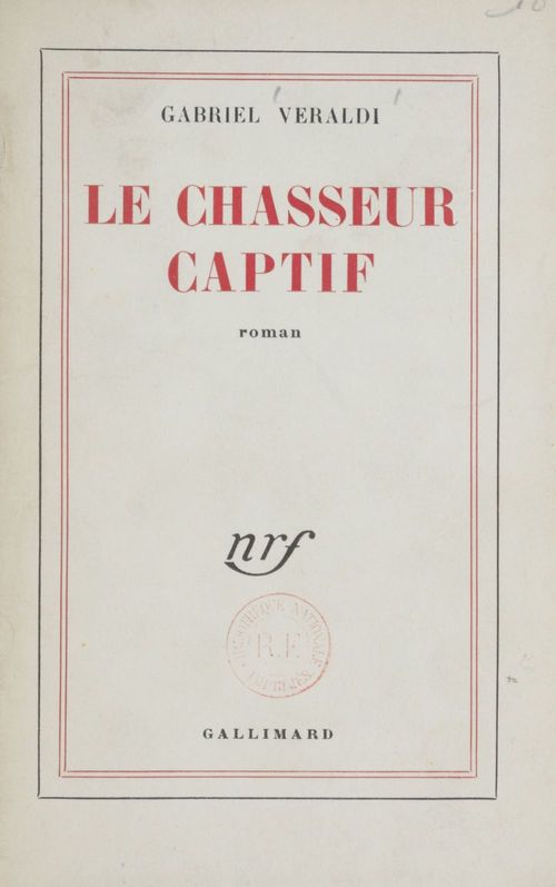 ebook cover of Le chasseur captif, by Veraldi Gabriel