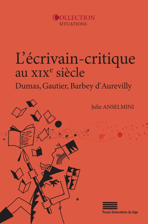Couverture ebook de L´Écrivain-critique au xixe siècle, de Julie Anselmini